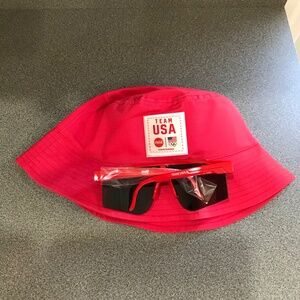 Coke Olympic Bucket Hat and Sunglasses unisex